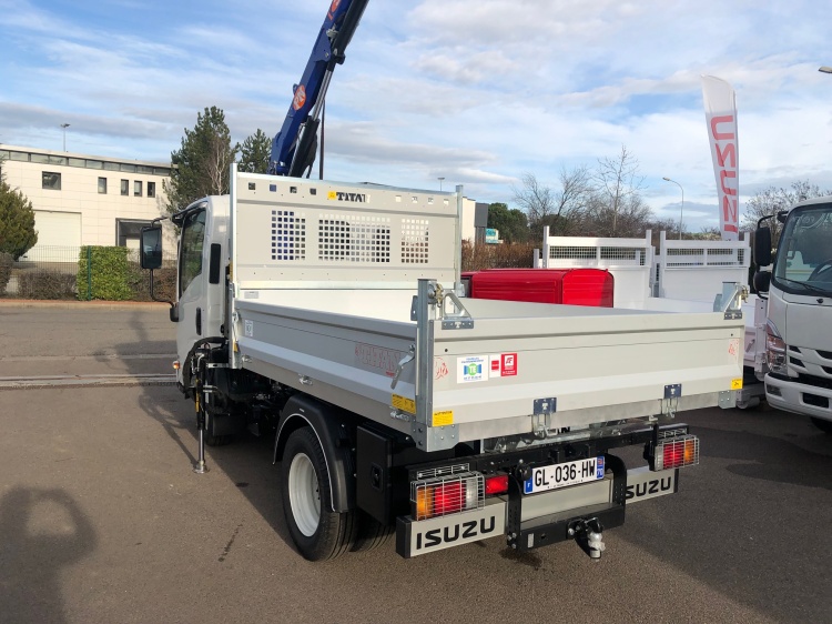 ISUZU M21 TT 1.9L 120CH BVM BENNE ALUMINIUM + GRUE PM3923 P