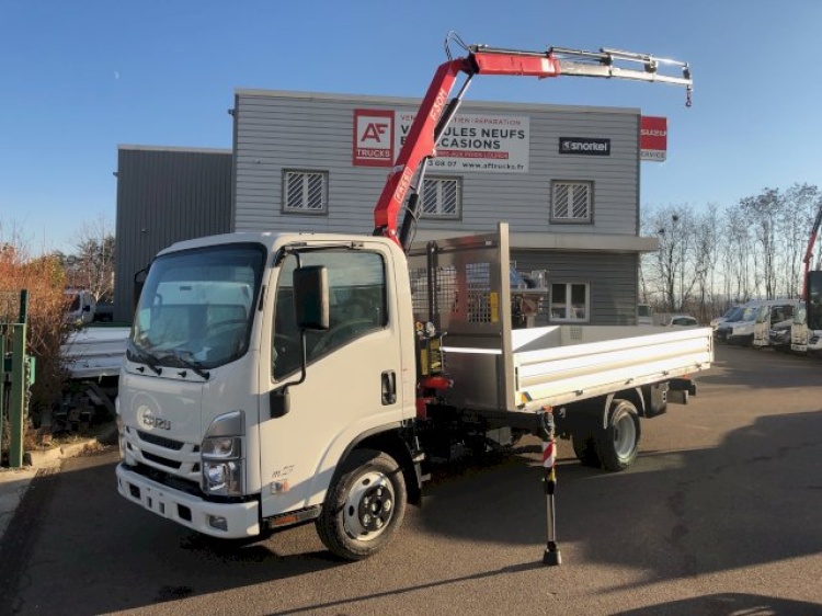 ISUZU M27 3.0L 150CH PLATEAU ALUMINIUM  + GRUE + ALLONGE MANUELLE