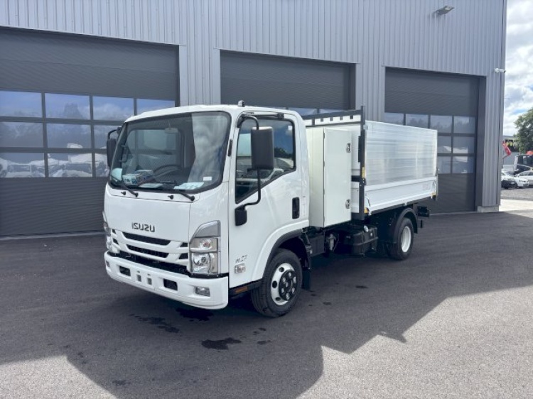 ISUZU M27 LARGE 3.0L 150CH BVM BENNE ACIER + COFFRE + REHAUSSES