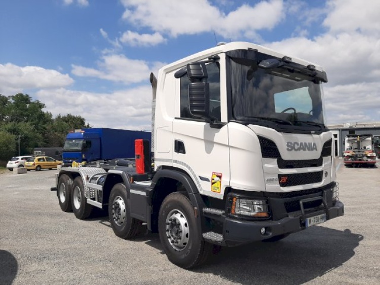 SCANIA XT XT 8X4 BVA 460CH POLYBENNE MARREL AL26