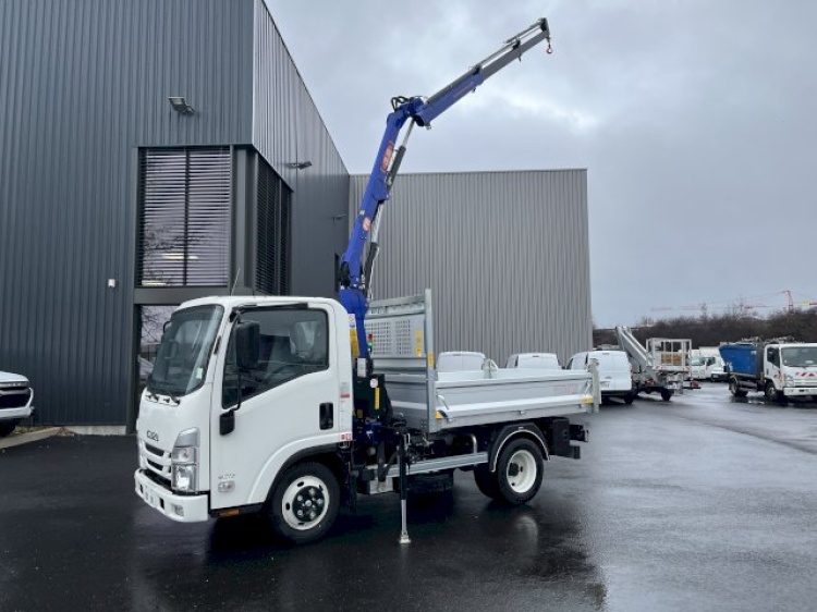 ISUZU M21 TT 1.9L 120CH BVM BENNE ALU 2600 + GRUE PM3623