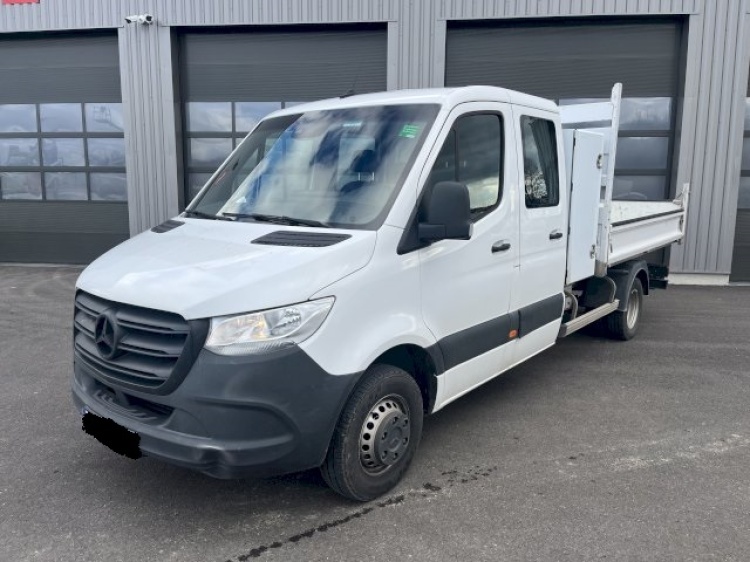 MERCEDES SPRINTER 3T5 140CH BVM DOUBLE CABINE BENNE + COFFRE