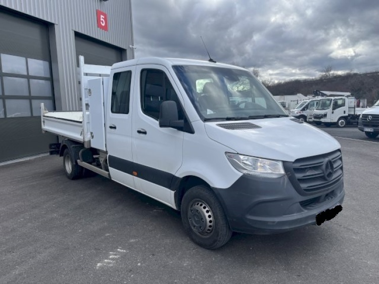 MERCEDES SPRINTER 3T5 140CH BVM DOUBLE CABINE BENNE + COFFRE